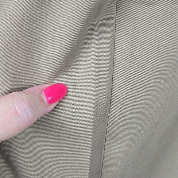 Perry Ellis Portfolio 38/29 Men Twill Dress Pant No-Iron Flat Front Tan Straight - Picture 11 of 13